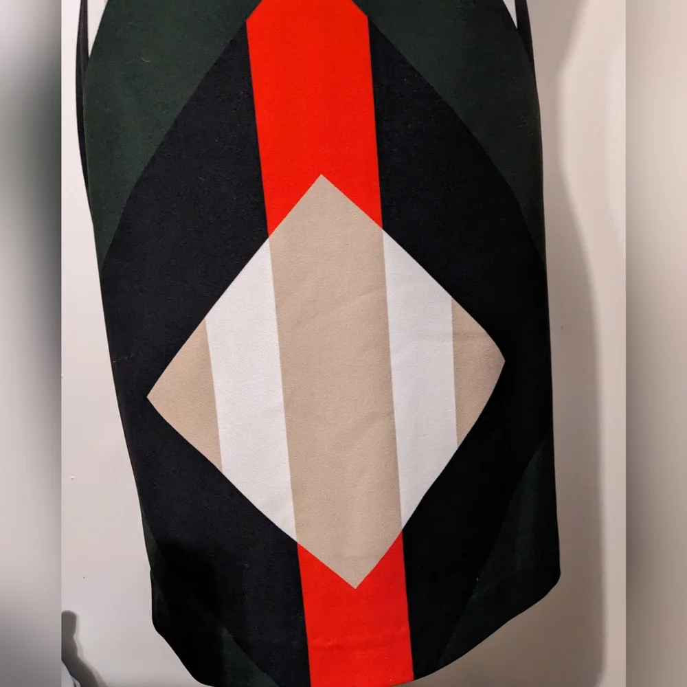 Calvin Klein dressy colorful slim dress - Picture 2 of 16